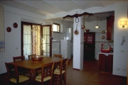 Dining/Kitchen area of the apartment Brufa